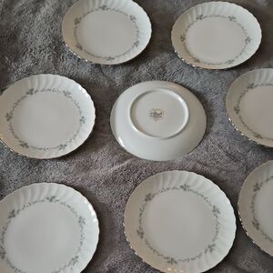 Elegant Floral Dinner Plate Set